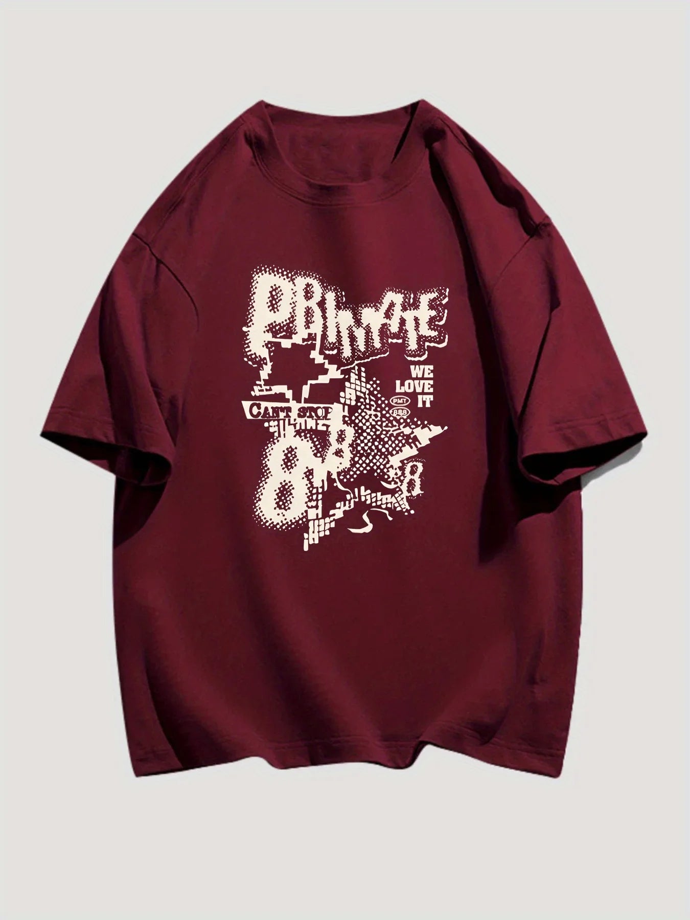 Y2K letter printed men's and women's short sleeved T-shirt, summer new fashionable multifunctional loose round neck Y2K top